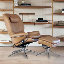 Stressless Rome Recliner with Star Base and High Back