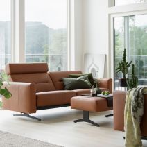 Stressless Stella Sofa - 2.5 Seater, featuring Paloma Copper Leather