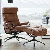 Stressless Tokyo Recliner in Paloma Copper leather - Quick Ship