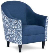 Our Versace Armchair ads a touch of class to any room in Shann faux leather