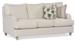 Verona sofa featuring Zepel Chaplin off white cream fabric