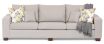 Nova Large Queen Sofa Bed featuring Wortley Tekno fabric