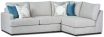 Bahamas Modular Sofa with Return Chaise upholstered in Profile Adonis Flax