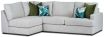 Bahamas Modular Sofa with Return Chaise upholstered in Profile Adonis Flax