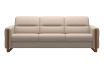 Stressless Fiona 3 Seater Sofa with Wood Finish on the Arms