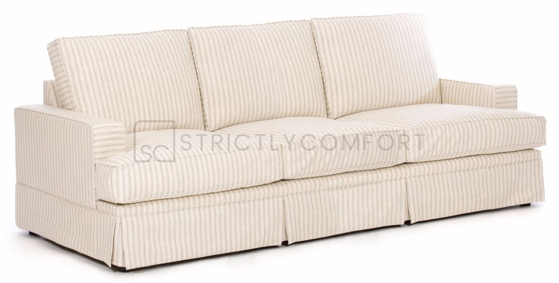 Suzanne Sofa featuring feather wrapped and skirting 