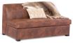Bronte Armless Sofa Bed featuring imitation leather