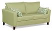 Caprice Double Sofa Bed in Green fabric