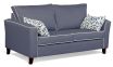 Caprice Double Sofa Bed in Navy fabric