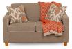 Bella Vista Single Sofa Bed featuring Warwick Fabric with contrast piping