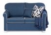 Carmen 2 Seater Sofa featuring Warwick Vegas fabric with optional contrast piping 