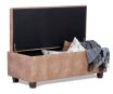 Maxima Blanket box featuring Warwick Eastwood fabric with non standard legs