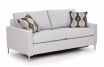 Prada Queen Sofa Bed with elegant metal legs