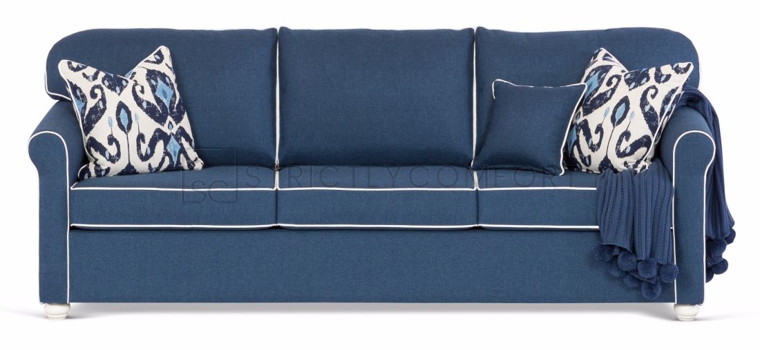 Carmen Large Queen Sofa Bed featuring Optional Contrast Piping
