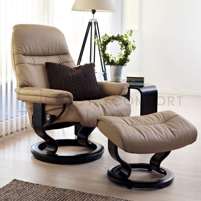 Stressless Sunrise Recliner Classic Base In Stock Quick Ship