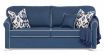 Carmen 3 Seater Sofa featuring optional contrast piping and while legs