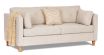 Elwood 3 Seater Sofa, featuring Wortley Maison fabric and optional buttons