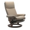 Stressless Aura Recliner Chair with Power Leg and Back Base