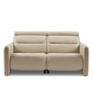 Stressless Emily 2 Seater Reclining Sofa upholstered in Cori Fog leather