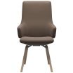 Stressless Large High Back Dining Chair with Arms and D200 Legs