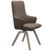 Stressless Large High Back Dining Chair with Arms and D200 Legs