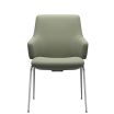 Stressless Large Dining Chair with Arms, Low Back and D300 Legs
