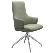 Stressless Large Dining Chair with Arms, High Back and D350 Legs