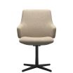 Stressless Large Dining Chair with Arms, Low Back and D450 Legs