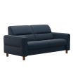 Stressless Fiona Sofa in Paloma Oxford Blue Leather featuring Upholstered Arms