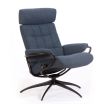 Stressless London Recliner with Adjustable Headrest and Star Base