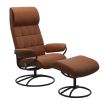 Stressless London Recliner with High Back and Matte Black Original Base