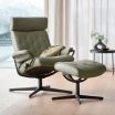 Stressless Metro Recliner with Adjustable Headrest and Cross Base