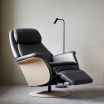 Stressless Sam Recliner in Paloma Rock with Disk Base