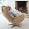 Stressless Sam Recliner with Sirius Base and Timber Panels