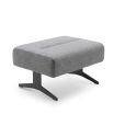 Stressless Stella Medium Ottoman featuring Matte Black legs