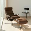 Stressless Tokyo Recliner with Cross Base and Adjustable Headrest