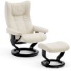 Stressless Wing Recliner Chair with Classic Base 