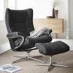Stressless Wing Recliner Chair with Cross Base 