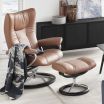 Stressless Wing Recliner Chair with Signature Base 
