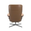 Stressless Rome Recliner in Cori Caramel with Cross Base