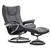 Stressless Wing Recliner Chair with Signature Base 