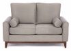 Aurora 2 Seater Sofa featuring timber base