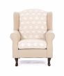 Wing Chair Featuring Patterned fabrics