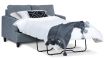 Eclipse Single Sofa Bed featuring Premium 6" Spring mattress with Memory foam