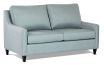 Versace sofa featuring Warwick Vegas seafoam blue fabric
