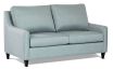 Versace sofa featuring Warwick Vegas seafoam blue fabric