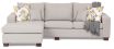 Nova Modular Lounge with Chaise, featuring Timber Legs