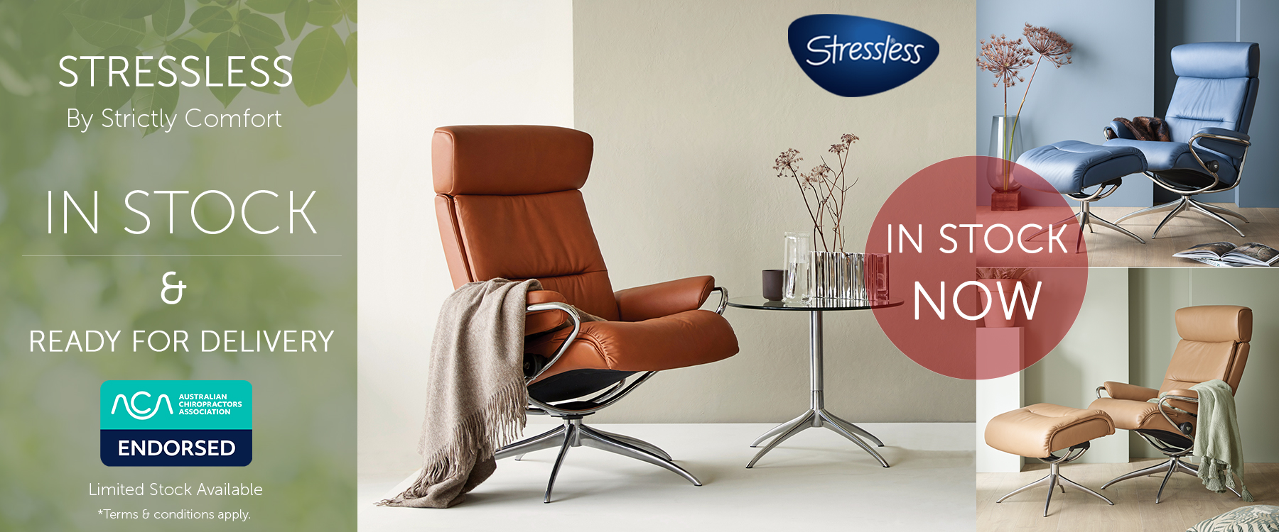 Stressless recliners In Stock