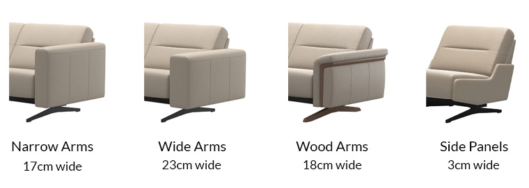 Stressless Stella Sofa Choice of Arms